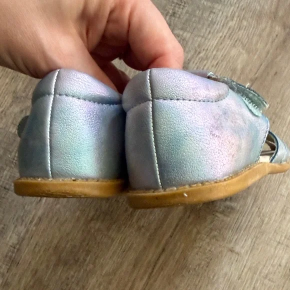 Livie & Luca Kids Sandals - Light Blue and White - Picture 5 of 5